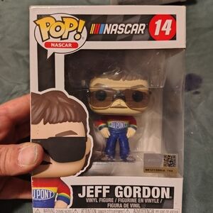 JEFF GORDON holding Mini Car NASCAR Funko POP! # 24 Collectible Vinyl Figure NEW